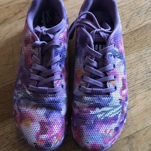 Barely worn Nobull project floral trainers